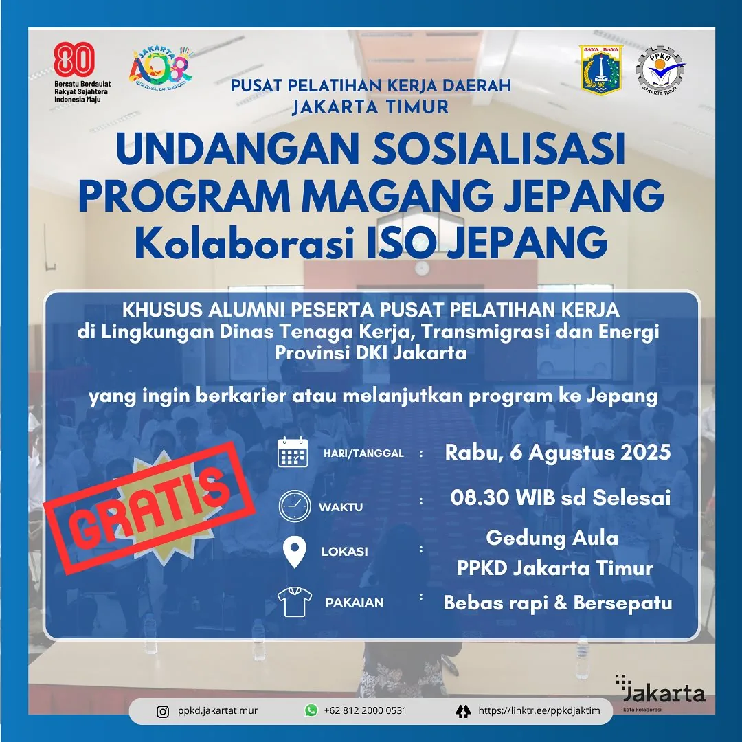 UNDANGAN SOSIALISASI PROGRAM MAGANG JEPANG – PPKD KABUPATEN DEMAK